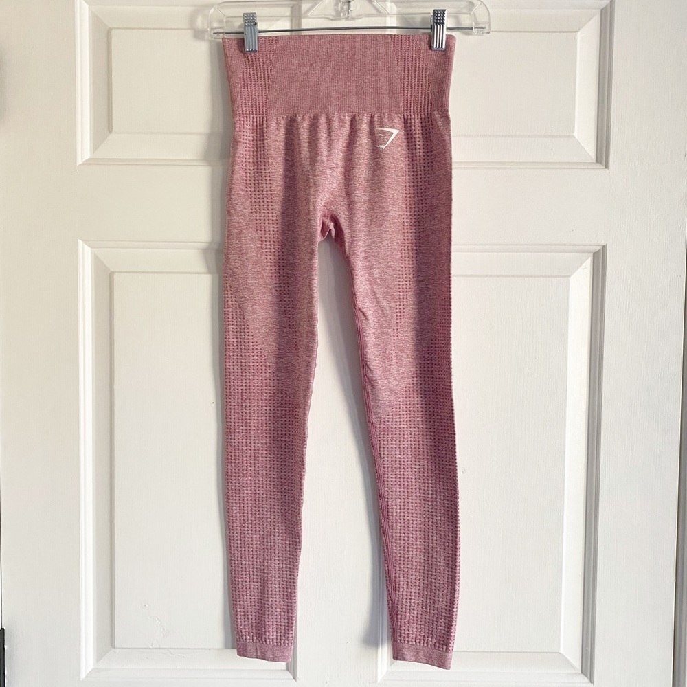 Gymshark vital seamless leggings heathered pink Womens Size XS